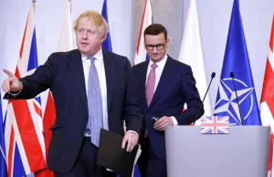Boris Johnson gotowy zwiększyć wsparcie wojskowe dla Polski