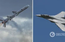 Ukraiński as lotnictwa zestrzelił kolejny pocisk manewrujący nad Kijowem