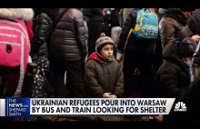 Reportaż CNBC chwalący Polaków za przyjmowanie ukraińskich uchodźców