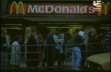 1990. Kolejki do pierwszego McDonalda w Rosji