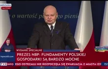 Prezes NBP komentuje sukces Polskiej gospodarki