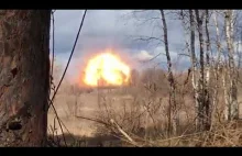 Russian TOS-1A MLRS is destroyed in Ukraine