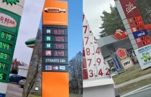 Rekordowe ceny na stacjach paliwowych! W niektórych miastach nawet po 8zł...