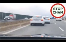 Niebezpieczna jazda na autostradzie A2