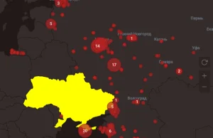 Interaktywna mapa miejsc poboru rosyjskich żołnierzy