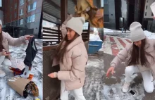 Rosyjska blogerka w geście protestu wyrzuca ubrania Prady i niszczy iPhone’y