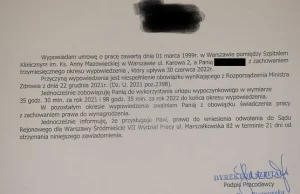 Dyrektor warszawskiego szpitala wyrzuca z pracy niezaszczepione pielęgniarki