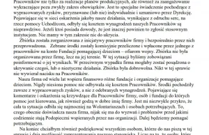 Oświadczenie firmy Avante odnośnie zabranych premii pracownikom