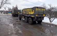 Wojna. Minionej doby ukraińska armia zniszczyła dwie rosyjskie kolumny