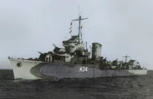 Marynarka Wojenna II RP w kolorze - archiwalne zdjęcia