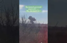VIDEO New footage of another Russian helicopter shot down in Ukraine
