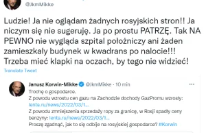 Janusz Korwin Mikke absolutnie nie czyta ruskich stron, czy aby na pewno?