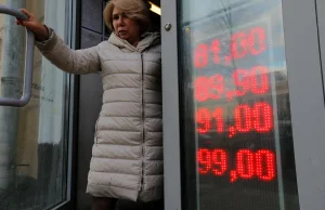 W Rosji powrócili cinkciarze spekulujący walutą