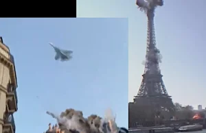 Obrazy bombardowanego Paryża. Ten film szybko zdobywa zasięgi