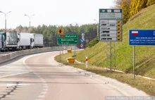 Protest na przejściu granicznym, blokada rosyjskich i białoruskich tirów