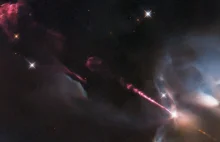 Gigantyczny promień (jakby) z lasera sfotografowany w kosmosie