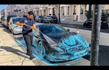 Dzień pracy czyściciela luksusowych aut w Londynie