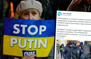 W Rosji na protestach zatrzymano już 15 tys. osób