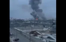 Płonie zakład przemysłu lotniczego Antonov w Kijowie