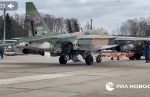 Ruski Su-25 po trafieniu rakietą plot
