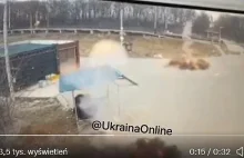 Rosjanie strzelają do ludzi na przystanku autobusowym...