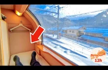 Podróż przez 12 godzin z Tokio do Izumo w pociągu Sunrise Express