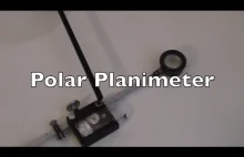 Polar planimeter - narzędzie mierzące powierzchnię dowolnego kształtu