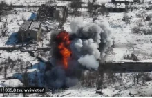 Rosyjski czołg eksplodował. Nagrał to ukraiński dron