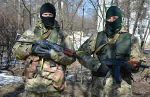 „Zatrzymaliśmy Rosjan”. Wywiad z żołnierzami Obrony Terytorialnej Ukrainy