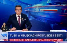 "Wiadomości" TVP nie odpuszczają Tuskowi nawet podczas wojny.