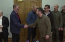 Zachowanie Kaczyńskiego podczas spotkania z Zelenskim w Kijowie