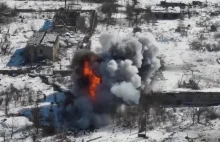 Rosyjski czołg vs ukraińska mina