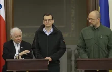 Minutowa wypowiedź Kaczyńskiego na Ukrainie