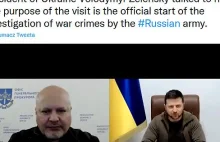 Prokurator Międzynarodowego Trybunału Karnego w Hadze przybył na Ukraine!