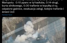 Pułk Azov niszczy ruski czołg w Mariupolu