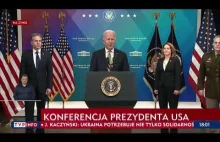 Biden o potężnym wsparciu dla Ukrainy. Broń, amunicja, drony i wiele więcej