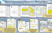 Rosja publikuje 'fakty' na temat broni biologicznej na Ukrainie!