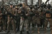Białoruski batalion jedzie pomagać Ukraińcom w walkach o Mariupol