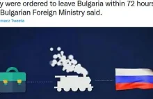 Dziesięciu rosyjskich dyplomatów ogłoszono w Bułgarii jako persona non grata!