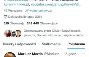 Janusz Korwin-Mikke odpala protokół 0,76%