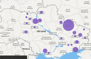 Bellingcat stworzył mapę incydentów szkód cywilnych na Ukrainie