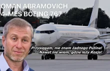 Odrzutowiec Abramowicza wśród 100 samolotów uziemionych przez USA
