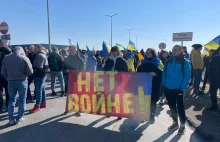 Ukraińscy aktywiści blokują ciężarówki na granicy polsko-białoruskiej!