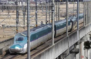 Japoński Shinkansen wykolejony wskutek trzęsienia ziemi