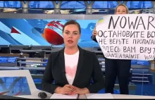 Rosyjska prezenterka protestowała na wizji. Koledzy oskarżyli ją o szpiegostwo