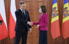Duda:polski rząd udzielił Mołdawii kredytu. "Na poradzenie sobie z trudnościami"