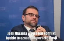 Przy okazji konfliktu na Ukrainie "odłamkami" dostaje Jacek Bartosiak
