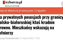 Wyborcza twierdzi, że Straż Graniczna to pijaki i złodzieje, bijący syryjczyków