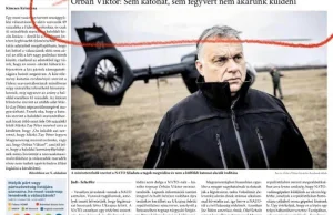 Orban: Nigdy nie zgodzimy się na sankcje energetyczne wobec Rosji.