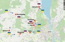 Ukraińcy bliscy zamknięcia kotła na zachód od Kijowa